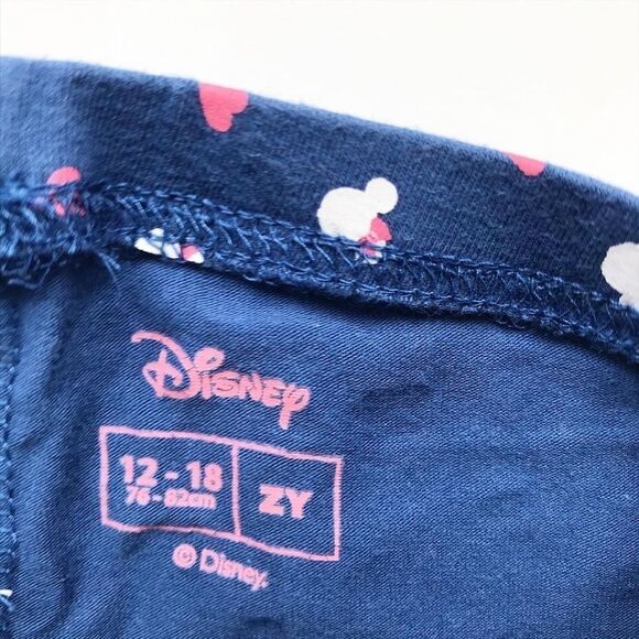 Disney Minnie Mouse print leggings EUC 12-18 month - Picture 3 of 4
